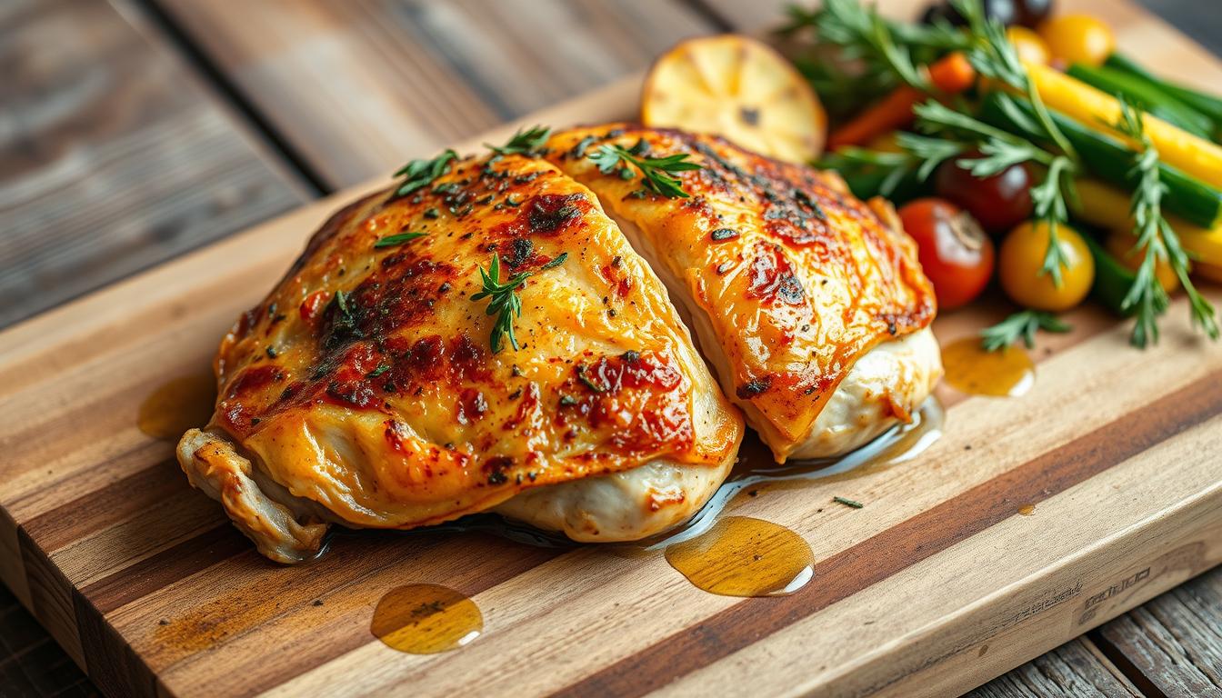 baked split chicken breast