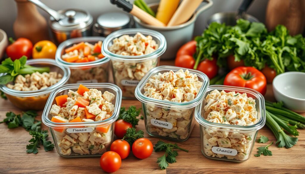 chicken salad meal prep