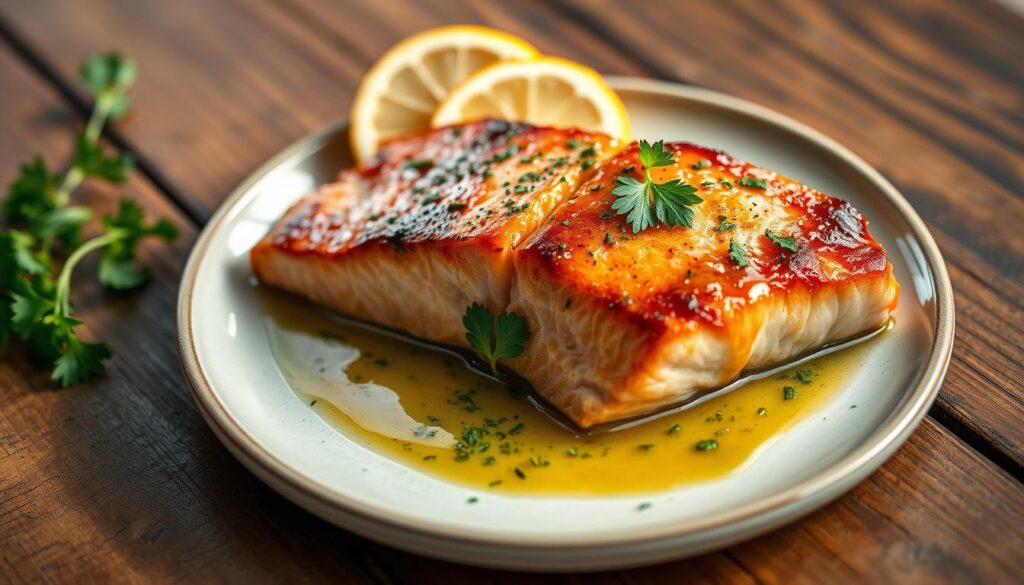 garlic butter salmon