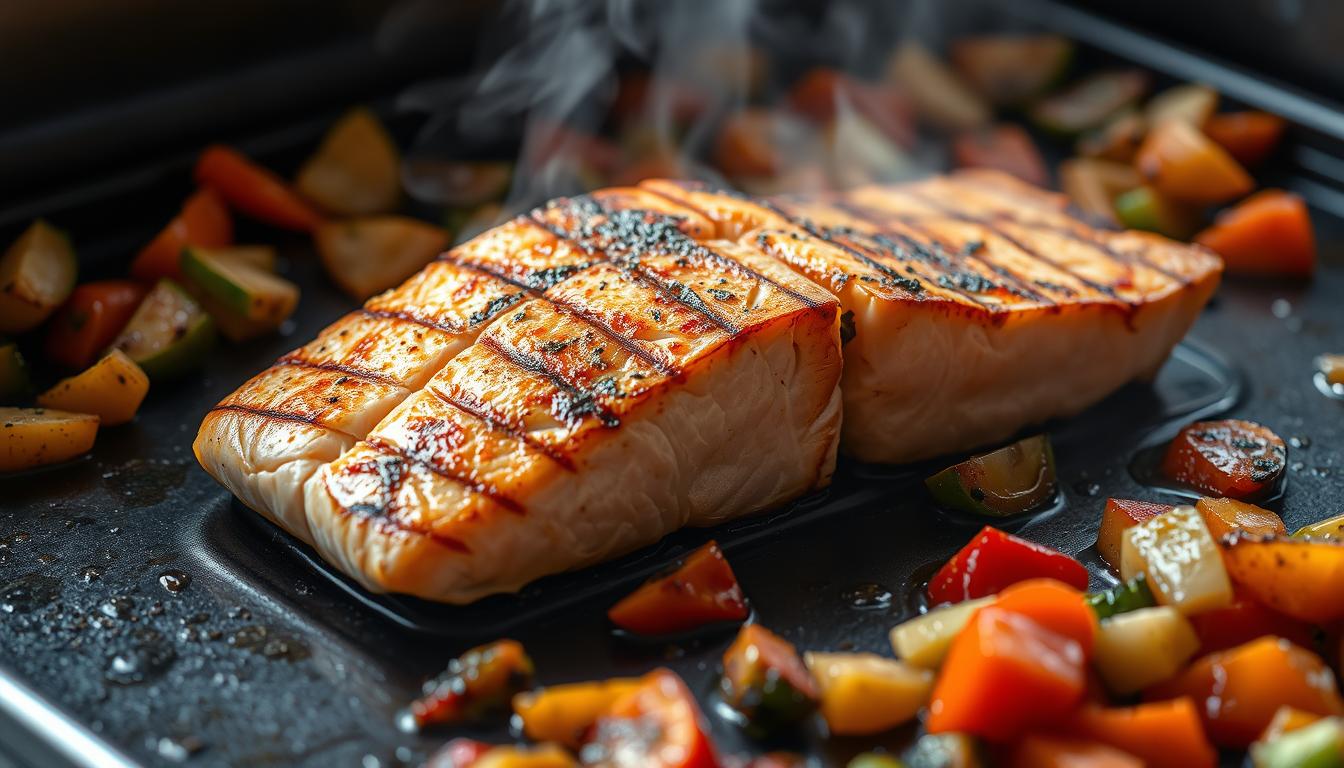 grilled salmon